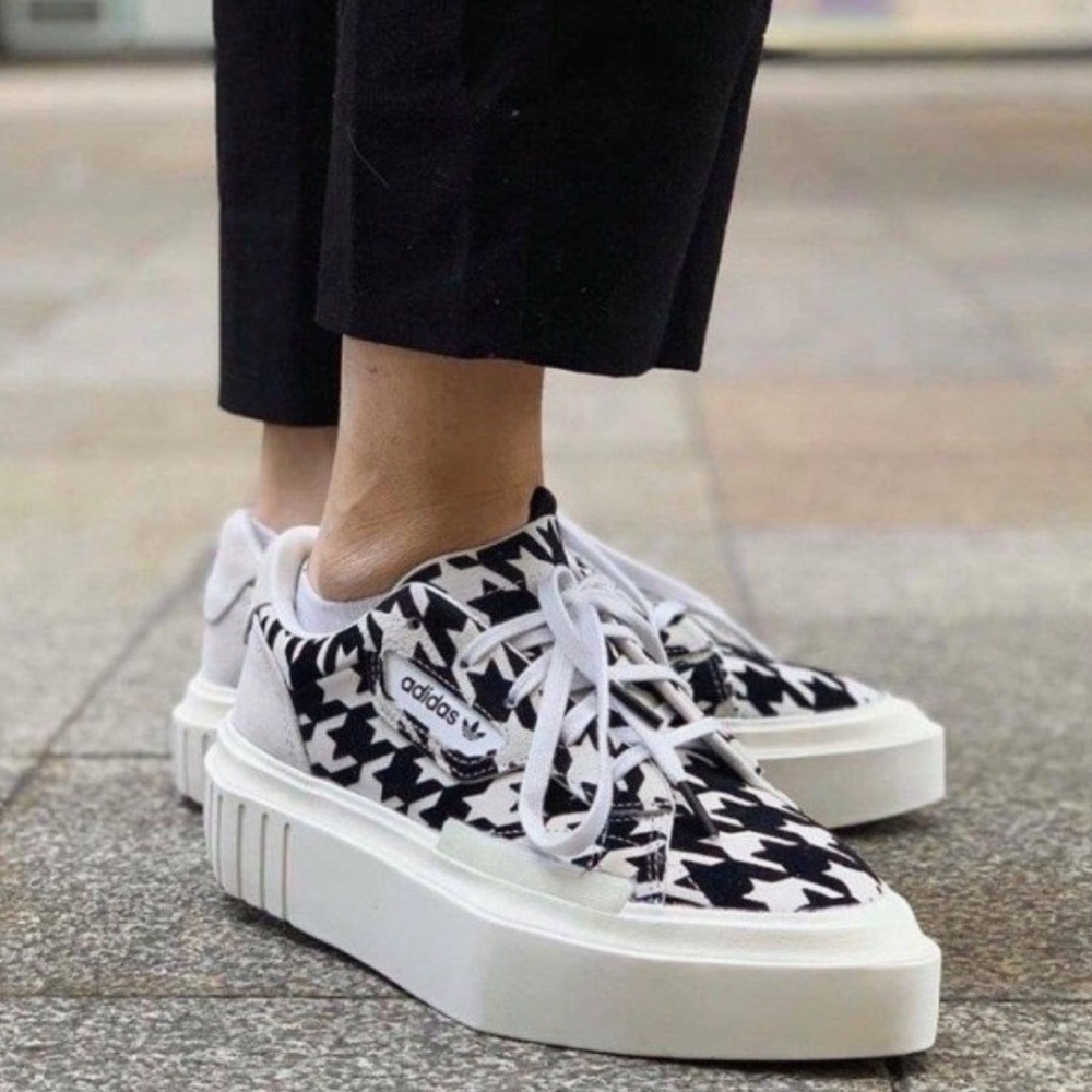 Adidas Hypersleek Houndstooth platform Sneakers